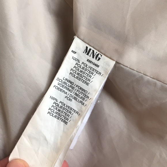 MNG Suit by Mango trench coat size Small - Picture 6 of 6